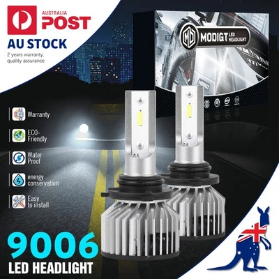 9006 HB4 LED Fog Light Bulbs Kit 6000K White 100W for 2007-2010 Infiniti G35 G37 - image 1 of 4
