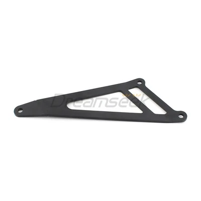 Black Exhaust Bracket Hanger for Kawasaki Ninja ZX-4R ZX-4RR 23+ Muffler Support - Image 1 of 4