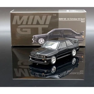 MINI GT BMW M3 E30 AC Schnitzer S3 Sport Black ~ 1/64 - Picture 1 of 4