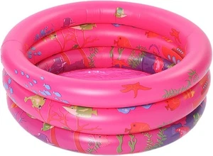 Paddling Pool for Kids 3 Ring Inflatable Baby Swimming Pool 70Cm Small Toddler P - Picture 1 of 7