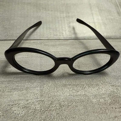 American Optical Unused Cat Eye Eyeglasses Retro Glasses Frames 5.5 Vintage Gray - Image 1 of 4