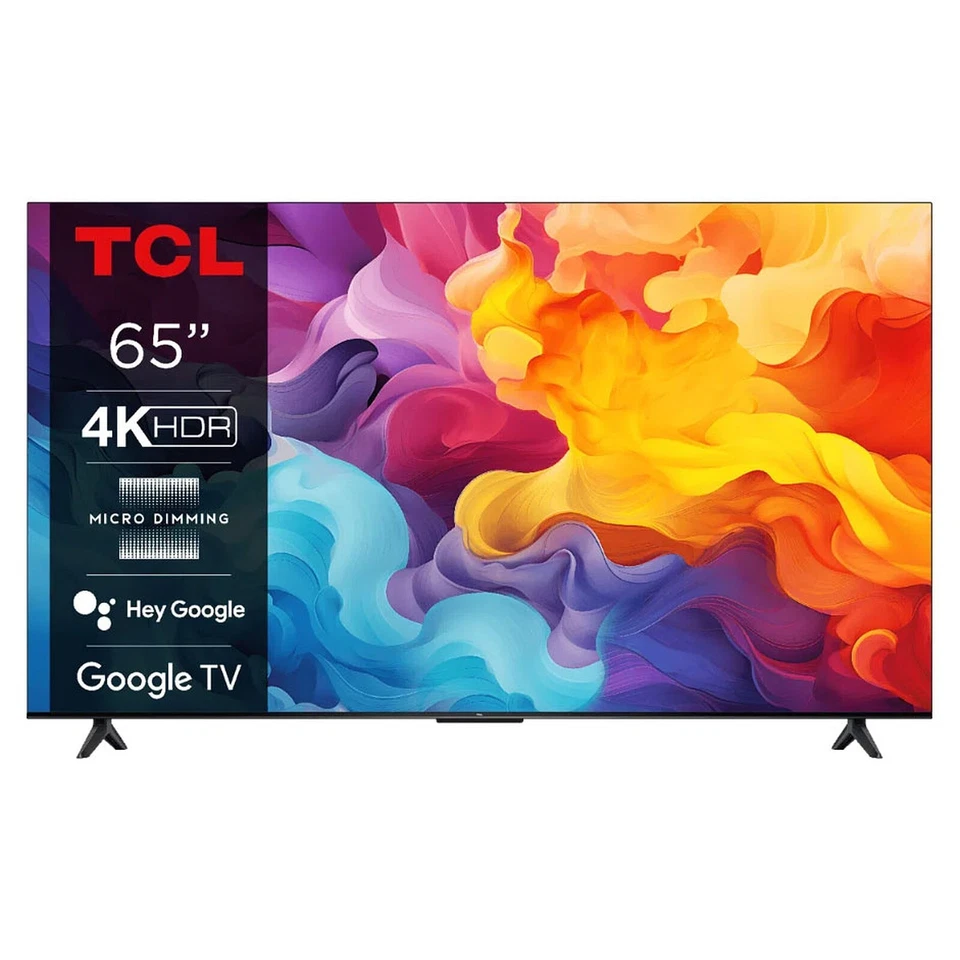 TV 65" TCL 65V6B LED 4K ULTRA HD SMART WIFI HDR GOOGLE TV HDMI NO 8K NO SAMSUNG - Immagine 1 di 1