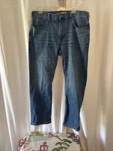 Pantalones de mezclilla Carharrt calce relajado 5 bolsillos para hombre talla 36 X 30 pierna recta - Imagen 1 de 5