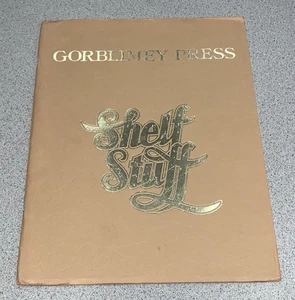 Barry Windsor Smith Gorblimey Press Shelf Stuff 1975 RARE Tan Cover Variant - Picture 1 of 6