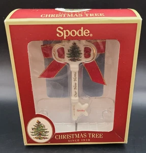 Spode Árbol de Navidad Adorno Llave "Nuestro Nuevo Hogar" 2011 NUEVO - Imagen 1 de 9