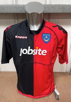 Portsmouth Football Club Kappa Red & Black 2011 - 2012 Third Shirt Mens XL BNWT - Image 1 of 4