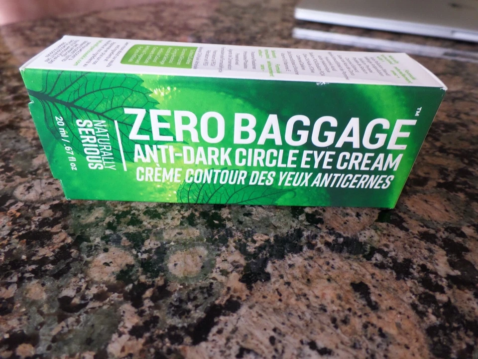 Crema de ojos anticírculo oscuro Zero Baggage 20 ml 0,67 oz/NUEVA EN CAJA/SELLADA/AUTÉNTICA Foto 1 de 4