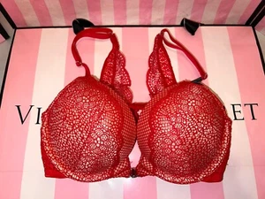 Victoria's Secret Bombshell Bra Lace Racerback Red Hot 30B - Picture 1 of 3