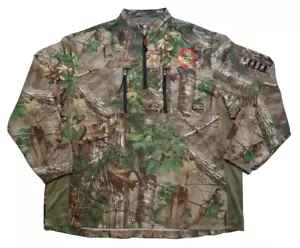 NWT 10X 2XL Camo Pullover Windbreaker Realtree Print Lite-Weight Cool Tough - Picture 1 of 12