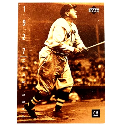 Babe Ruth 1994 Upper Deck Ken Burn's Baseball The American Epic #8 Braves - Image 1 of 2