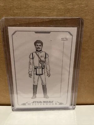 2015 Star Wars Masterwork - Lando Calrissian Sketch Card by Michael Leavitt - Image 1 of 2