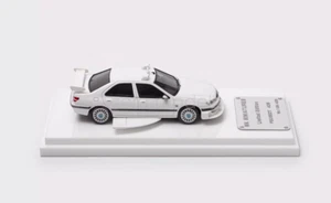 MK 1:64 Scale White 406 Taxi Sedam Sports Diecast Resin Car Toy Model Collection - Picture 1 of 4