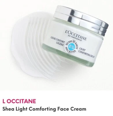 💋NEW! L'OCCITANE 5% Shea Butter Light Comforting Cream 50ml/1.7oz Full Size - image 1 of 3