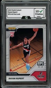 2023 Panini Instant #RPS-40 Rayan Rupert GRADED 10 GEM Mint RC Rookie Card