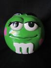 M&M - Ceramic - Green With Pink Heart - Galerie - Jar With Lid