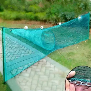 Fishing Net Trap Chain Sinker Deep Water Portable Fish Crab Network Shrimp Nets - Picture 1 of 29