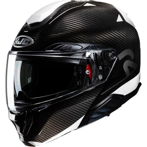 HJC Motorrad Helm S - RPHA 91 Carbon Noela Klapphelm - schwarz-weiß - Picture 1 of 3