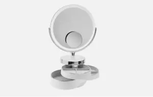 Sharper Image Spa Studio 10" LED Vanity più specchio e contenitore integrato V57225 - Foto 1 di 8