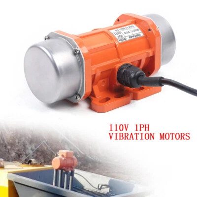 TBVECHI 120W 110V Industrial Vibration Motor 1 phas For Vibrating Screen W/ Controller