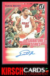 Yante Maten 2019-20 Donruss #SS-YMT Signature Series Miami Heat - Picture 1 of 2