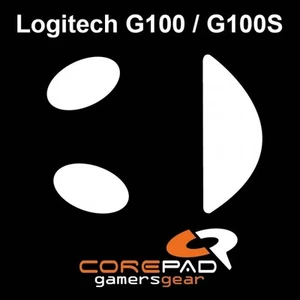 Corepad Skatez Logitech G100 G100S Souris Pieds Patins PTFE Téflon Hyperglide - Picture 1 of 1
