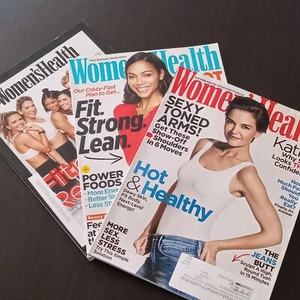 Womens Health Magazine Lot Hot Katie Holmes Fit Zoe Saldana Rachel Brathen 2018 - Picture 1 of 10
