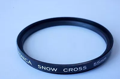 Konica Snow Cross 55mm Screw-In Lens Filter Barely Used Excellent Condition - Image 1 of 4