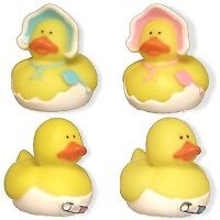 Baby Shower Rubber Duckies - 4 Patos • 3.39€