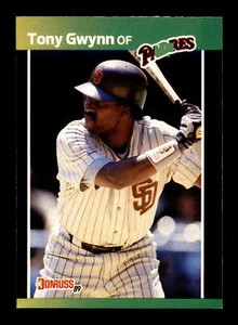 1989 Donruss #128 Tony Gwynn San Diego Padres Baseball Card HOF