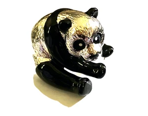 SPILLA PANDA (SPILLA), DI KJK JEWELRY, ESCLUSIVA PER LO SMITHSONIAN - NUOVA - Foto 1 di 6