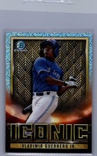 Vladimir Guerrero Jr. Iconic Mojo Refractor 2023 Bowman Chrome Toronto Blue Jays