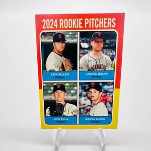 2024 Topps Heritage High Number 2024 Rookie Pitchers RC #617 Baseball Card - Picture 1 of 2