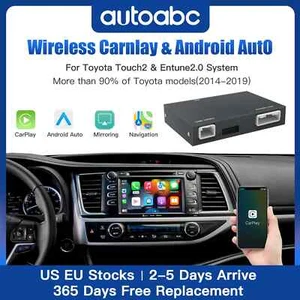 Wireless Carplay Android Auto For Toyota Yaris RAV4 Corolla Aygo Tacoma Camry... - Picture 1 of 6