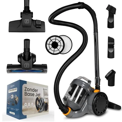 Staubsauger 4000W Zeegma Jet Zyklon Turbo-Bürste 🔷 2 HEPA Filter 🔷 Beutellos
