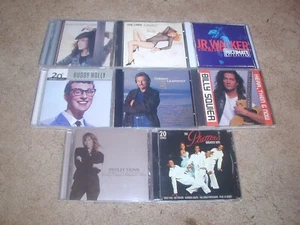 Greatest Hits Plus 8 CD Lot Squier Lightfoot Holly Simon Platters Jr. Walker - Picture 1 of 1