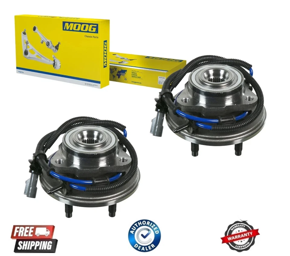 Buje de cojinete de rueda delantera MOOG para 02-05 Ford Explorer Mountaineer Lincoln Aviator Foto 1 de 1