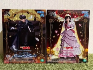 Detective Conan Xross Link Figure Shinichi Kudo Ran Mouri Set Giappone Anime NUOVO - Foto 1 di 6