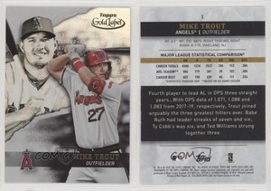 2020 Topps Gold Label Class 2 Mike Trout #1