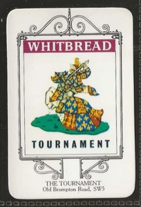WHITBREAD-INN SIGNS LONDON 1973 (15 SET) - #02 - THE TURNIER - OLD BROMPTON ROAD - Bild 1 von 2