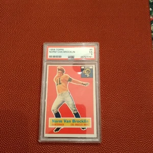 1956 Topps #6 Norm Van Brocklin PSA 5 EX LA Rams - Imagen 1 de 1