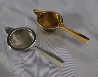 Coffee Tea Infuser Tea Strainer Stainless Steel Mesh Colander Filters With Base - Image 1 of 2