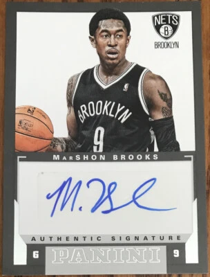 2012-13 Panini Rookie Signatures MarShon Brooks #3 Brooklyn Nets - Image 1 of 2