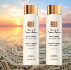 2 x KEDMA FOAMING FACIAL SCRUB holds the secrets of the Dead Sea & ancient Egypt - Picture 1 of 9