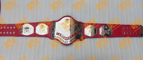 AWA America's Heavyweight Wrestling Championship Title Belt 4mm Thick Zinc Plate Cover