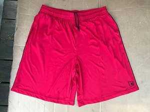 AND1, MEN'S Basketball Shorts RED size 2XL - Picture 1 of 2