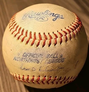 Rawlings Oficial Béisbol Liga del Noroeste Robert D Richmond Juego Pelota Usado  - Imagen 1 de 3