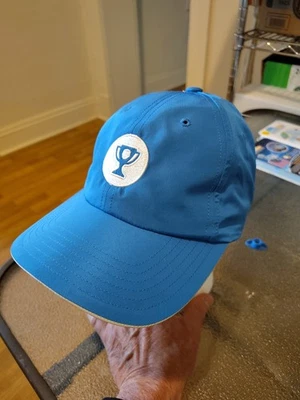 Adidas Blue Unisex Hat Golf Headwear Trophy Cup OSFM  - Image 1 of 4