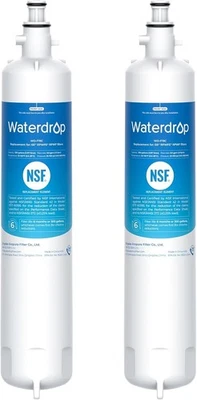 Waterdrop Refrigerator Water Filter, Replacement for GE® RPWFE ,2 Pack - Image 1 of 4