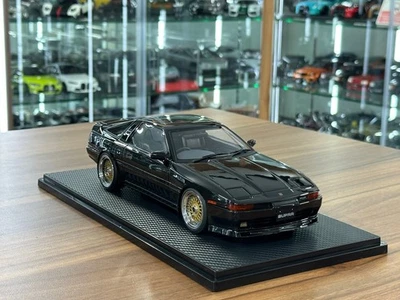 Toyota Supra 3.0 GT LIMITED MA70 Ignition Model Black Limited Edn. [1/18 Resin] - Image 1 of 4