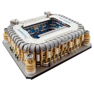 MOC Real Madrid - Santiago Bernabéu Stadio Set di Costruzioni / 5876 Pezzi